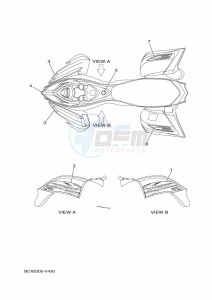 YFM700R (BCX8) drawing GRAPHICS