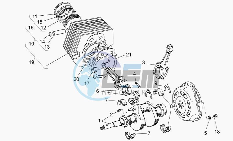 Crankshaft cpl.