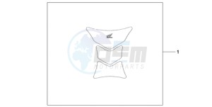 CBR1000RA9 Europe Direct - (ED / ABS) drawing TANK PAD