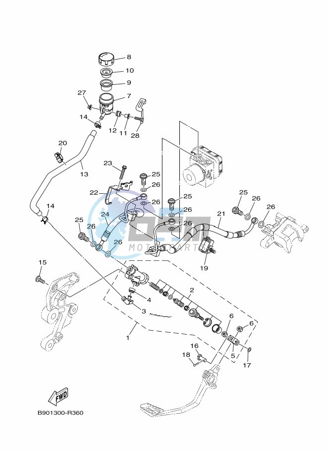 REAR MASTER CYLINDER