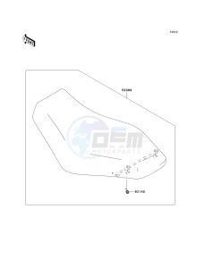 KVF 750 F [BRUTE FORCE 750 4X4I] (F8F) F8F drawing SEAT