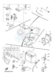 XVS950CR BOLT C-SPEC (B33N) drawing ELECTRICAL 2