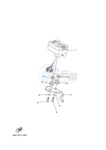 YFM250R RAPTOR 250 (33B8) drawing METER