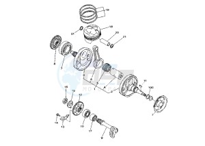 WR F 250 drawing CRANKSHAFT PISTON