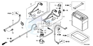 TRX420TEB drawing BATTERY