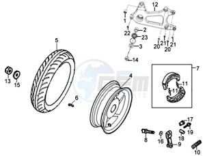 X'PRO 50 (25 KM/H) (AE05W5-NL) (L4-M1) drawing REAR WHEEL