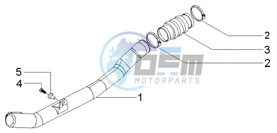 Belt cooling tube