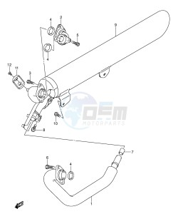 VL250 (E19) drawing MUFFLER