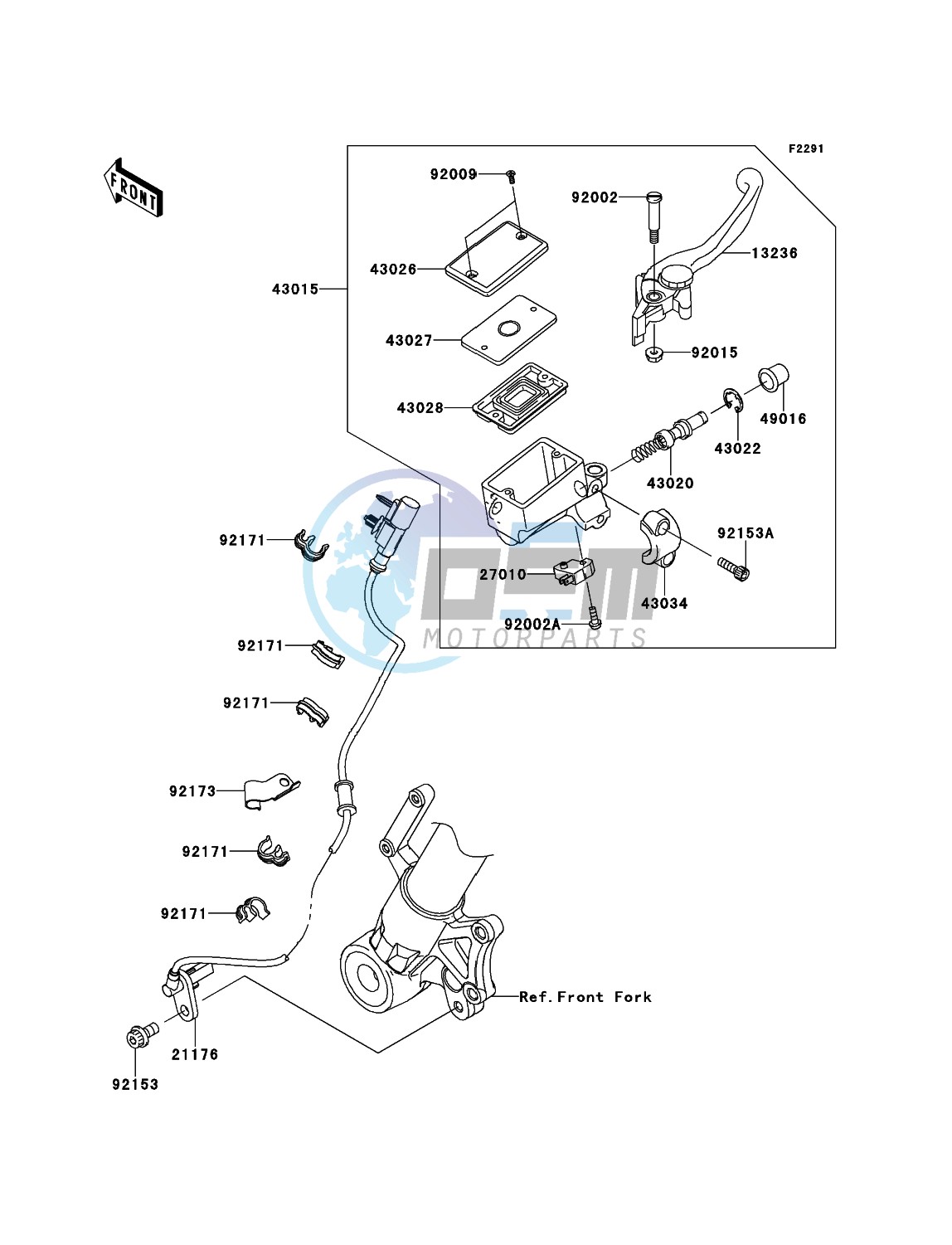 Front Master Cylinder