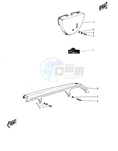 F4 [SIDEWINDER] 250 [SIDEWINDER] drawing SIDE COVER_CHAIN COVER