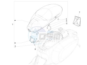 150 Sprint 4T 3V ie (EMEA) drawing Saddle/seats