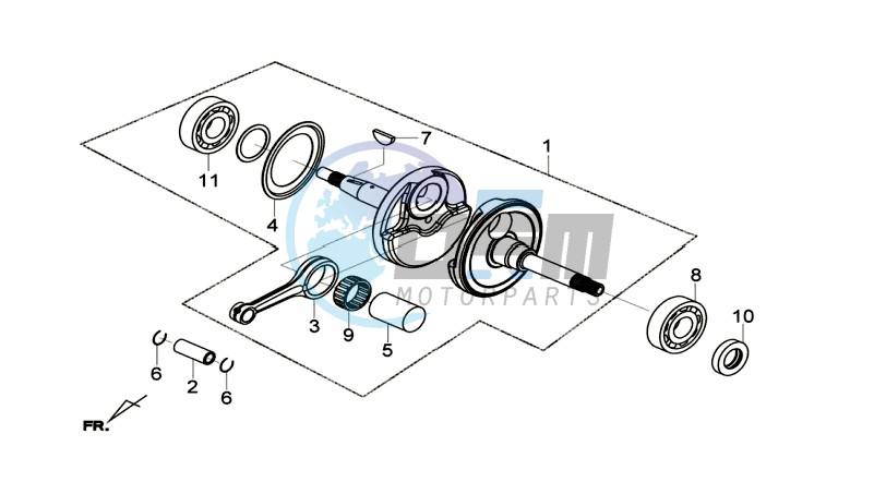 CRANKSHAFT / PISTON / PISTON RING