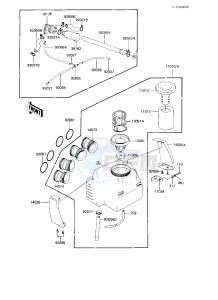 KZ 750 L [L3] drawing AIR CLEANER