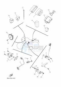 MT-125 MTN125-A (B6G1) drawing ELECTRICAL 2