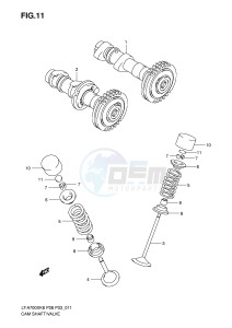 LT-A700X (P28-P33) drawing CAMSHAFT-VALVE