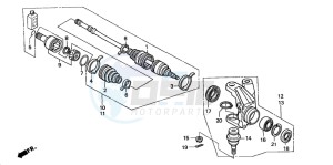 TRX350FM RANCHER 4X4 drawing KNUCKLE (2)