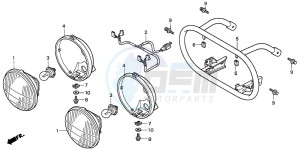 SFX50SMM drawing HEADLIGHT (2)