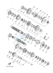 YFM700R YFM700RSE RAPTOR 700 SPECIAL EDITION (1VSE 1VSF) drawing TRANSMISSION