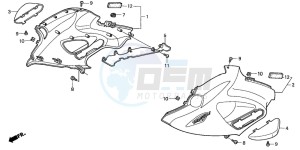 NT650V drawing MIDDLE COWL