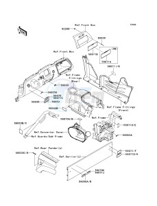 KRF 750 L [TERYX 750 FI 4X4 LE SPORT MONSTER ENERGY] (L9F-L9FA) L9FA drawing LABELS