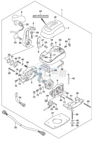 DF 300AP drawing Top Mount Single