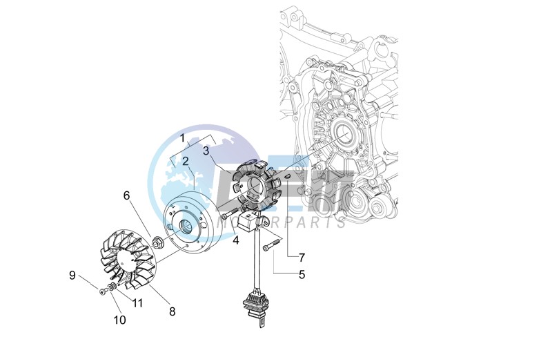 Cdi magneto assy