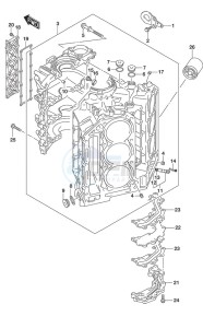 DF 250 drawing Cylinder Block