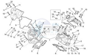 RXV 450-550 Street Legal drawing Cilinder head