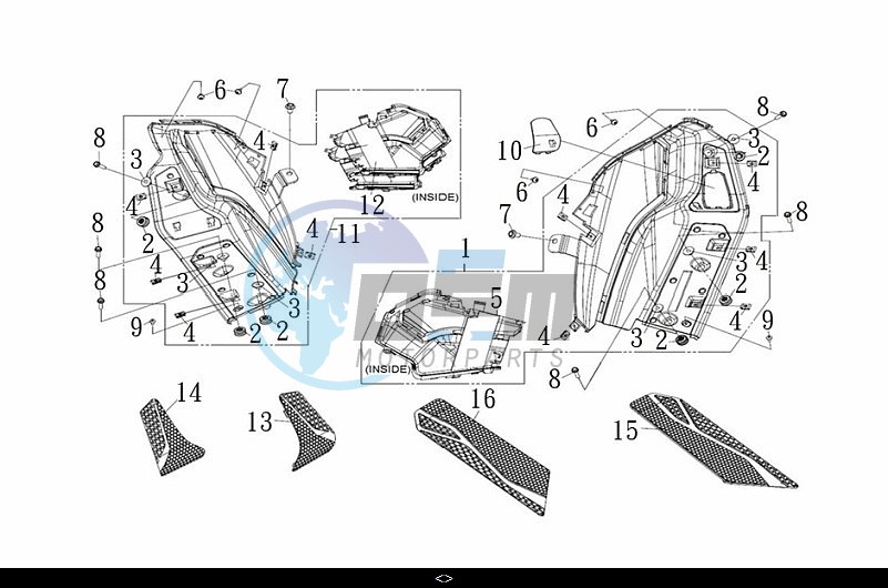 R - L. FLOOR PANEL ASSY