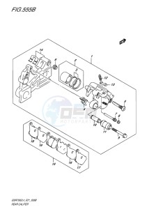 GSR750Z ABS EU drawing REAR CALIPER