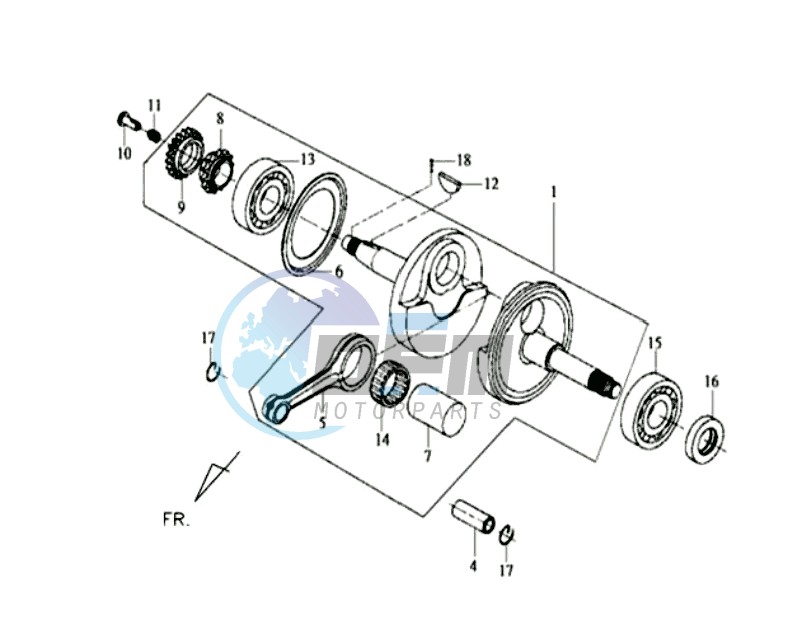 CRANKSHAFT / PISTON / PISTON RING