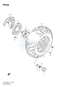 LT-A750X (P17) drawing FRONT WHEEL