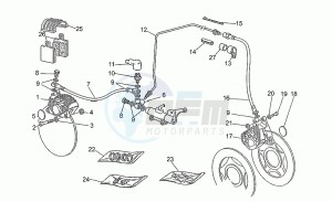 V 35 350 Florida Florida drawing Front lh/rear brake system