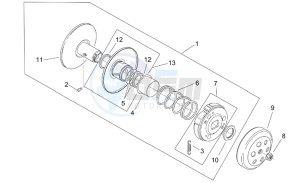 SR 50 H2O Di-Tech e2 drawing Adler clutch