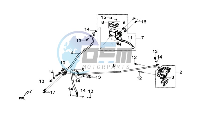 REAR BRAKE CALIPER / BRAKE MOUNT