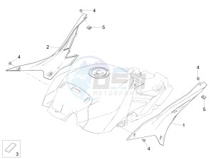 RSV4 1000 Racing Factory E4 ABS (EMEA, LATAM) drawing Central body