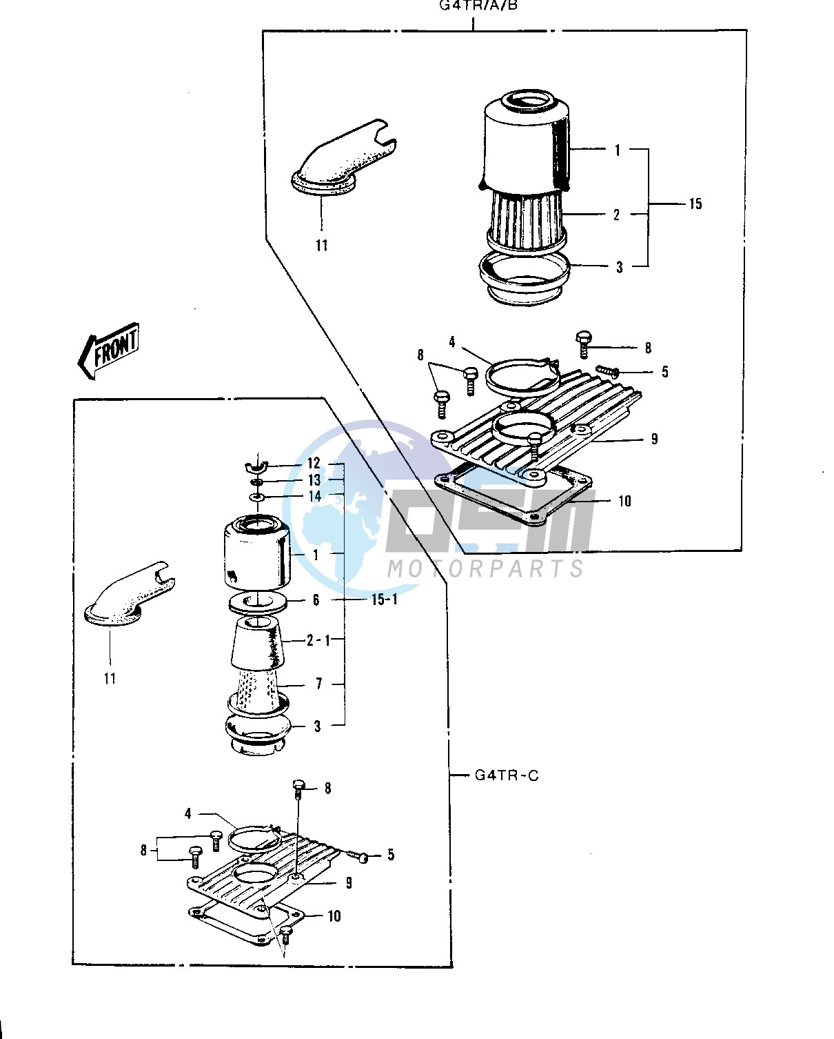 AIR CLEANER -- 70-73- -