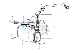 Runner VX-VXR 125-180 125 drawing Oil drain valve