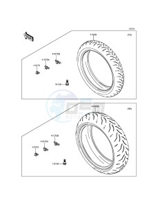 NINJA ZX-10R ZX1000JFFA FR XX (EU ME A(FRICA) drawing Tires