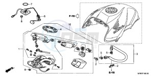 CB1000RB drawing FUEL PUMP