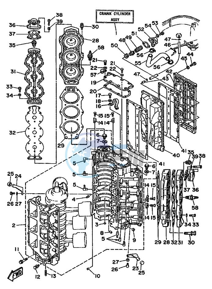 CYLINDER--CRANKCASE