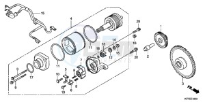 SH125RC drawing STARTING MOTOR