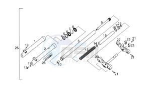 RX-SX 50 2006-2010 drawing Front fork II