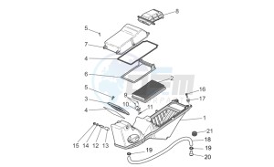 Griso V 8V 1200 drawing Air box