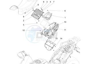 ETV 1200 Caponord Rally USA USA drawing Saddle compartment