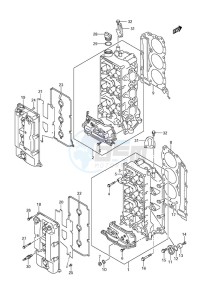 DF 300 drawing Cylinder Head