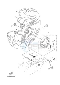 HW151 XENTER 150 (52S2) drawing REAR WHEEL