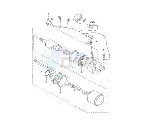 YP R X-MAX 250 drawing STARTING MOTOR