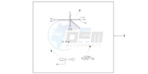 SH300AR9 France - (F / ABS CMF SPC TBX) drawing HEATED GRIP ATT.