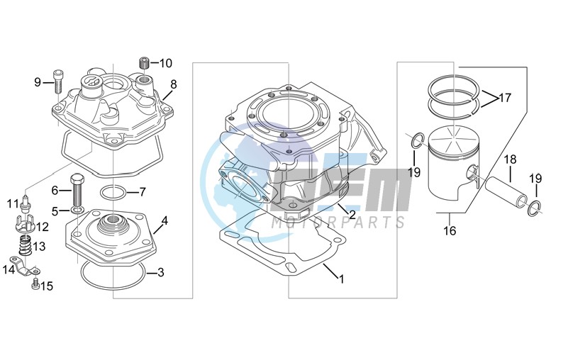 Cylinder - Head - Piston